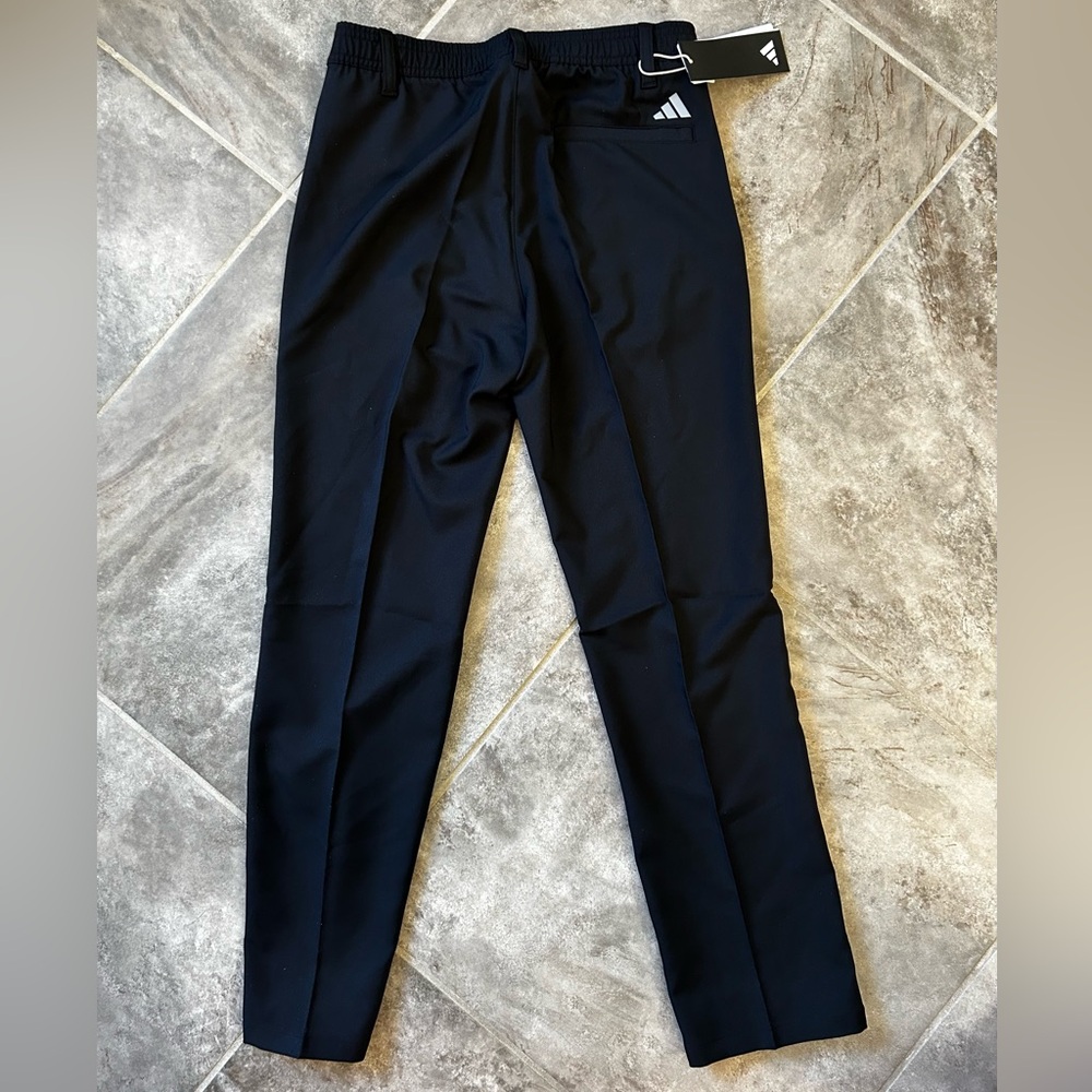 NWT Adidas Boys Golf Pant Size M (11/12) Black - Picture 5 of 5
